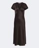 Dorothee Schumacher Dorothee Schumacher Shiny Statement satin midi dress - 1