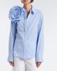Dorothee Schumacher Dorothee Schumacher Striped Power floral-appliqué cotton-blend shirt - 3