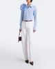 Dorothee Schumacher Dorothee Schumacher Striped Power floral-appliqué cotton-blend shirt - 6