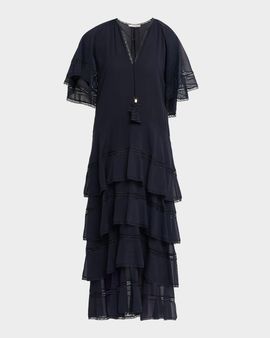dorothee schumacher emotional essence off-shoulder midi dress Dorothee Schumacher Emotional Essence Midi Dress - Black - 30% Off