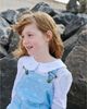 Dotty Dungarees Dotty Dungarees Girls' Snowflake Print Peter Pan Collar Top - 2