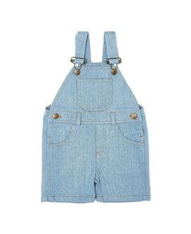 Dotty Dungarees Dotty Dungarees Unisex Classic Pale Denim Overall Shorts