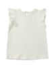 Dotty Dungarees Dotty Dungarees Unisex Cotton Edie Frill Sleeve Top - 1