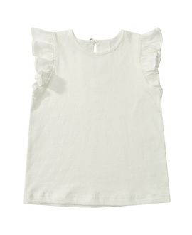 Dotty Dungarees Dotty Dungarees Unisex Cotton Edie Frill Sleeve Top