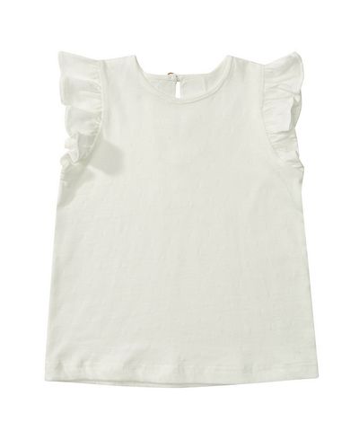 Dotty Dungarees Dotty Dungarees Unisex Cotton Edie Frill Sleeve Top