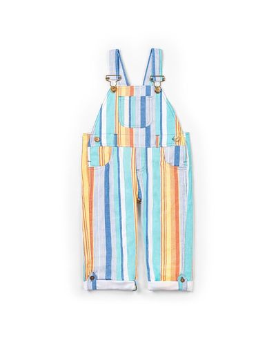 Dotty Dungarees Dotty Dungarees Unisex Kingfisher Cotton Overalls