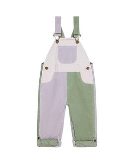 Dotty Dungarees Dotty Dungarees Unisex Waterlilies Patchwork Corduroy Overalls
