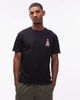 Double A by Wood Wood Double A By Wood Wood 100% cotton Ace T-shirt with cone graphic back print in black - 2