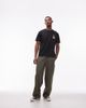 Double A by Wood Wood Double A By Wood Wood 100% cotton Ace T-shirt with cone graphic back print in black - 3
