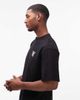 Double A by Wood Wood Double A By Wood Wood 100% cotton liam t-shirt with logo back print in black - 4