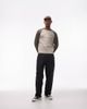 Double A by Wood Wood Double A By Wood Wood 100% cotton long sleeve logo raglan t-shirt in beige & khaki green-Multi - 2