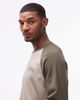 Double A by Wood Wood Double A By Wood Wood 100% cotton long sleeve logo raglan t-shirt in beige & khaki green-Multi - 4