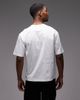 Double A by Wood Wood Double A By Wood Wood 100% cotton t-shirt with sticker logo detailing in white - 3