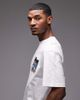 Double A by Wood Wood Double A By Wood Wood 100% cotton t-shirt with sticker logo detailing in white - 4
