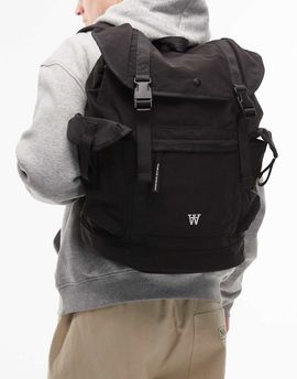 Double A by Wood Wood Double A By Wood Wood karl backpack in black