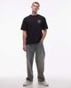 Double A by Wood Wood Double A By Wood Wood liam logo t-shirt in black - 3