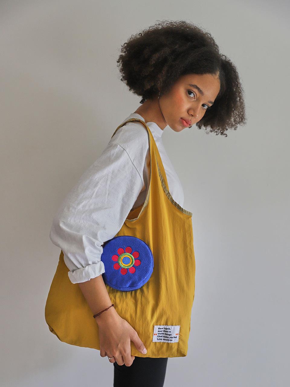 doublequotes March Packable bag (Marche Packable Bag) blue