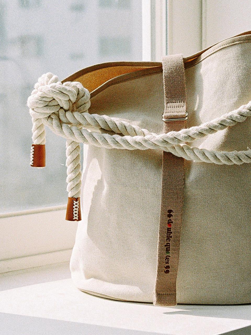 doublequotes Pauline big bag (beige)