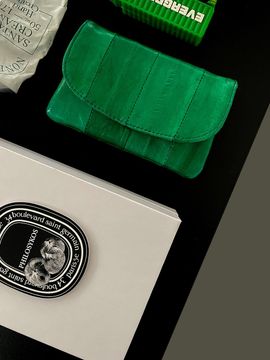 doublequotes Simple Cardholder Card Wallet (4 colors)