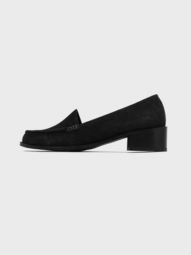 dough Loafer Pumps_Black (Suede)