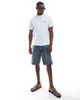 Dr Denim Dr Denim Dash regular fit mid waist shorts in canyon vintage midwash blue - 1