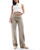 Dr Denim Dr Denim Echo straight leg jeans in brown washed oak used - 1
