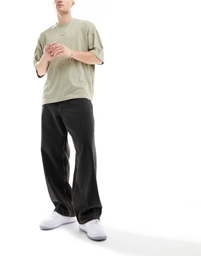 Dr Denim Dr Denim Kobe baggy fit jeans in tinted black