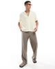 Dr Denim Dr Denim Madi short sleeve relaxed fit resort shirt in butter yellow embroidery - 4