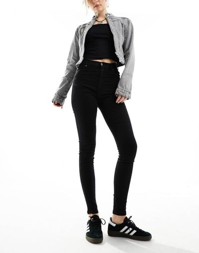 Dr Denim Dr Denim Moxy skinny jeans in black
