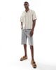 Dr Denim Dr Denim Omar relaxed fit mid waist shorts in ash gray wash - 1