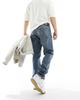 Dr Denim Dr Denim Rush regular fit jeans in canyon mid dirt-Blue - 2