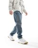 Dr Denim Dr Denim Rush regular fit jeans in canyon mid dirt-Blue - 4