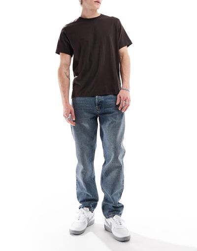 Dr Denim Dr Denim Rush regular fit jeans in canyon mid vintage dark wash blue