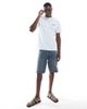 Dr Denim Dr Denim Trooper relaxed fit t-shirt in washed light blue daisy print - 1