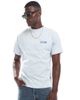 Dr Denim Dr Denim Trooper relaxed fit t-shirt in washed light blue daisy print - 4