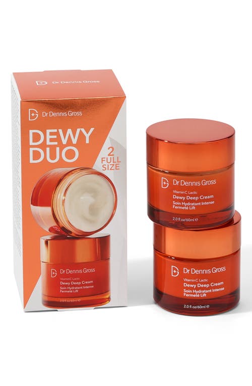 Dr. Dennis Gross Skincare Dr. Dennis Gross Skincare Vitamin C Lactic Dewy Deep Cream Duo $154 Value 