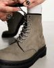 Dr Martens Dr Martens 1460 8 eye boots in nickel gray nubuck leather - 3