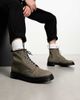 Dr Martens Dr Martens 1460 8 eye boots in nickel gray nubuck leather - 4