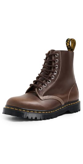 Dr. Martens Dr. Martens 1460 Pascal Ben 8 Eye Boots Fossil Brown