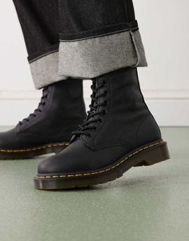 Dr Martens Dr Martens 1460 Pascal virginia leather lace up boots-Black