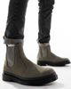 Dr Martens Dr Martens 2976 chelsea boots in nickel gray nubuck leather - 1