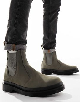 Dr Martens Dr Martens 2976 chelsea boots in nickel gray nubuck leather
