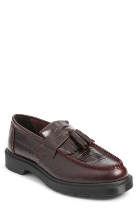 Dr. Martens Dr. Martens Adrian Croc Embossed Tassel Loafer