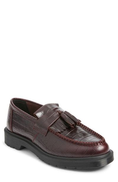 Dr. Martens Dr. Martens Adrian Croc Embossed Tassel Loafer
