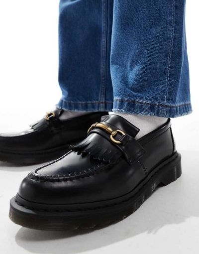 Dr Martens Dr Martens Adrian snaffle loafers in black