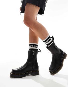 Dr Martens Dr Martens Amaayah Low Pull On Boots in Black Leather