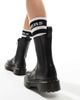 Dr Martens Dr Martens Amaayah Low Pull On Boots in Black Leather - 3