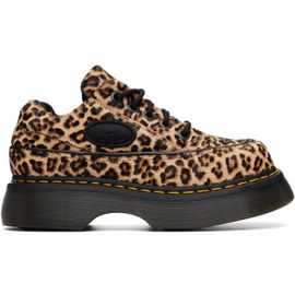 Dr. Martens Dr. Martens Beige Buzz 5-Eye Leopard Derbys