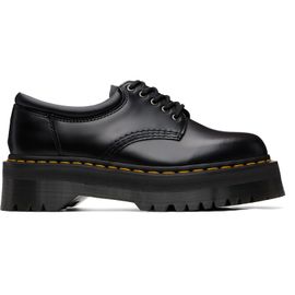 Dr. Martens Dr. Martens Black 8053 Quad Smooth Leather Platform Derbys