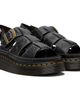 Dr. Martens Dr. Martens Black Wrenlie Grizzly Fisherman Platform Sandals - 4